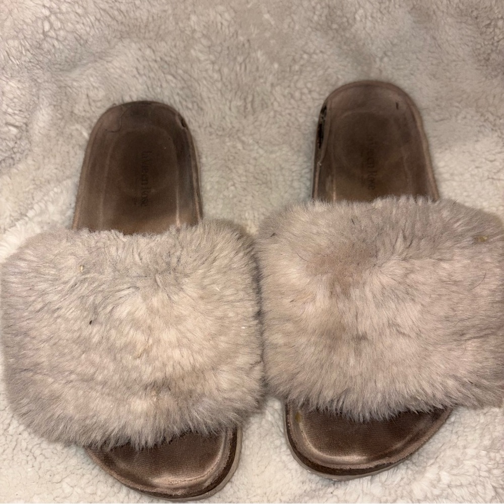 Women's Fuzzy Well Loved Slides